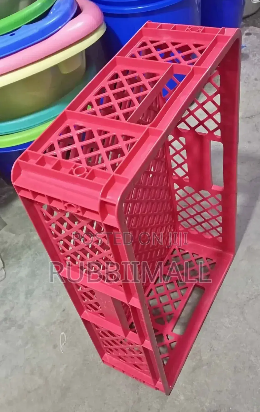 Heavy-Duty Plastic Crate