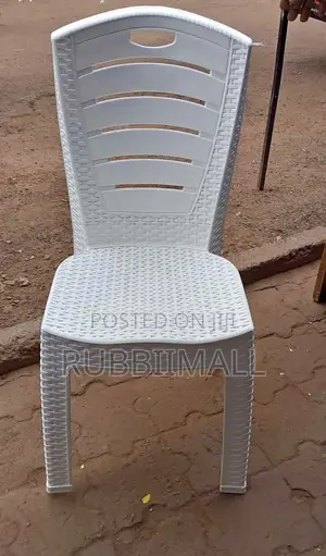Plastic Stackable Dining Chair ~ White