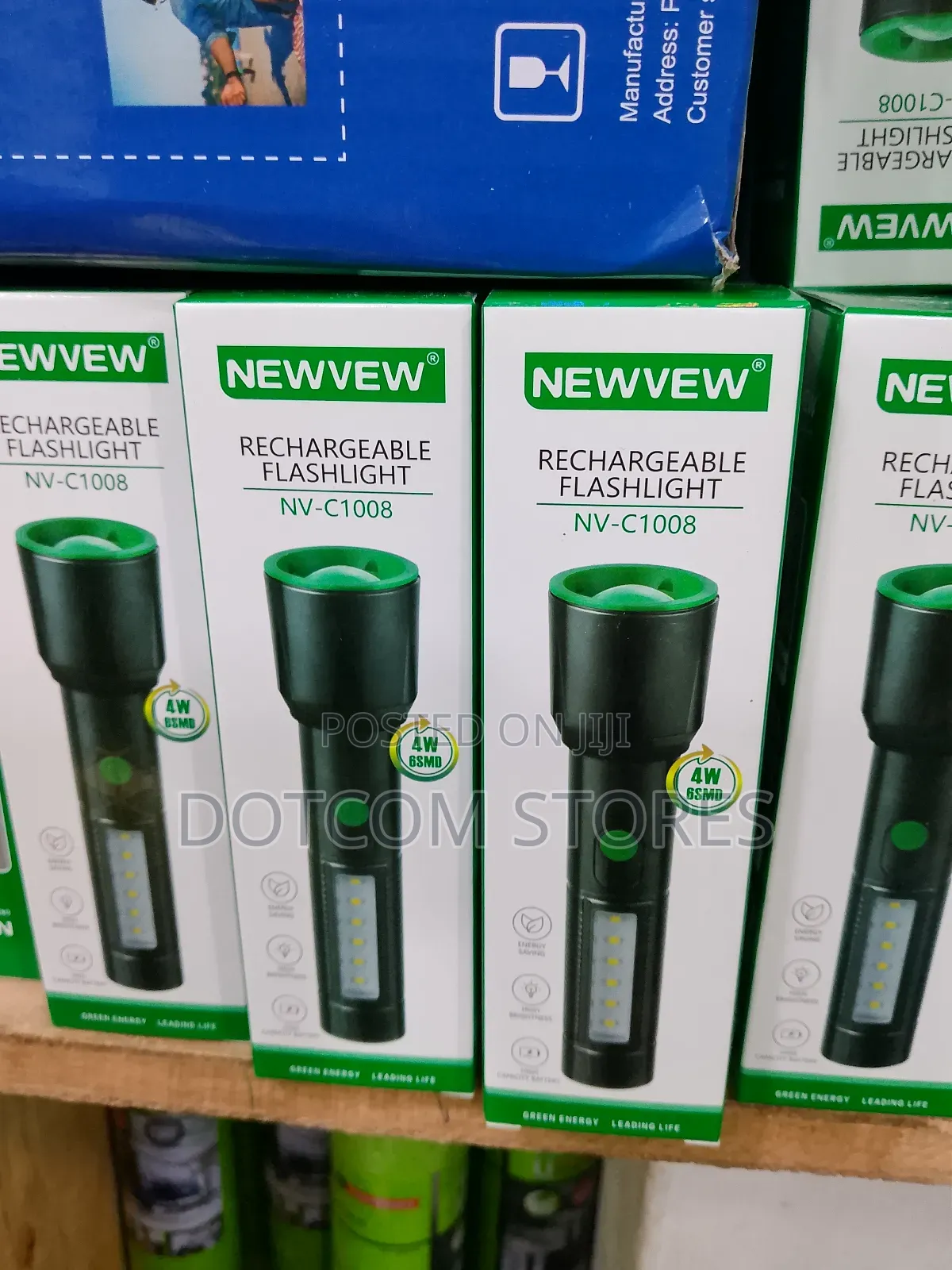 Rechargeable Flashlight Model Nv-C1008.