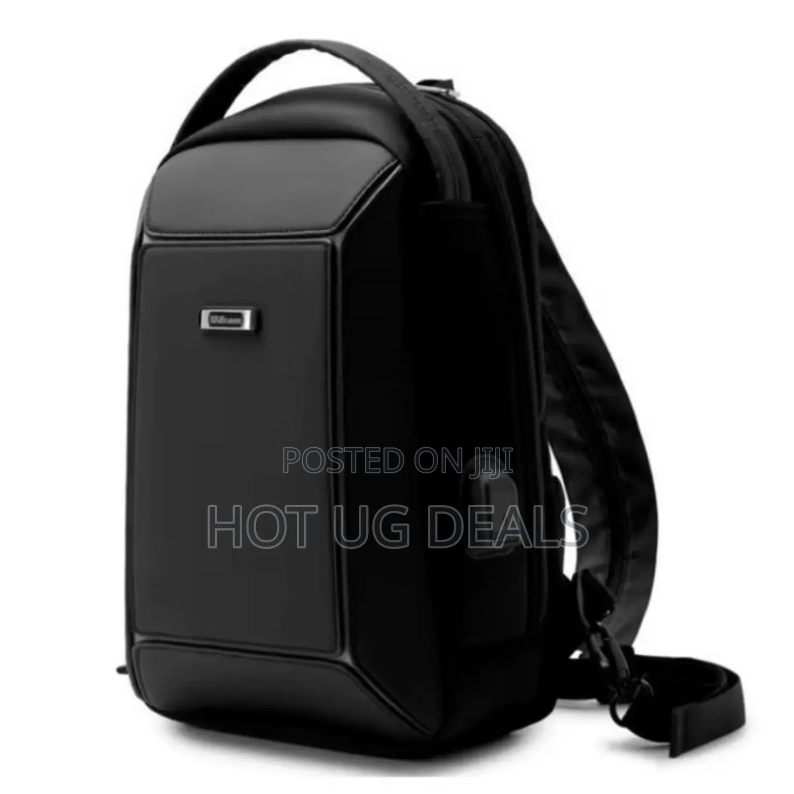 Wiresoon Cross Body Bag With Usb Charging Port Black