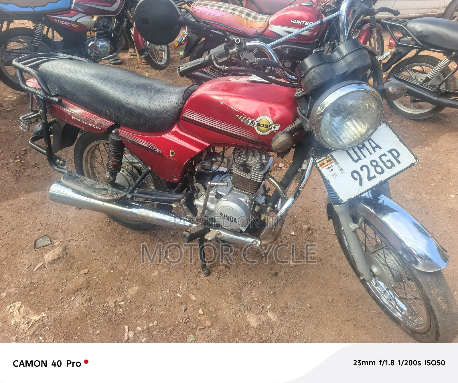 Simba UG Boss 125cc 2025 Red