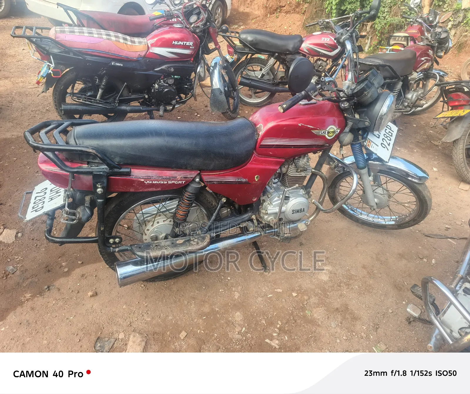 Simba UG Boss 125cc 2025 Red
