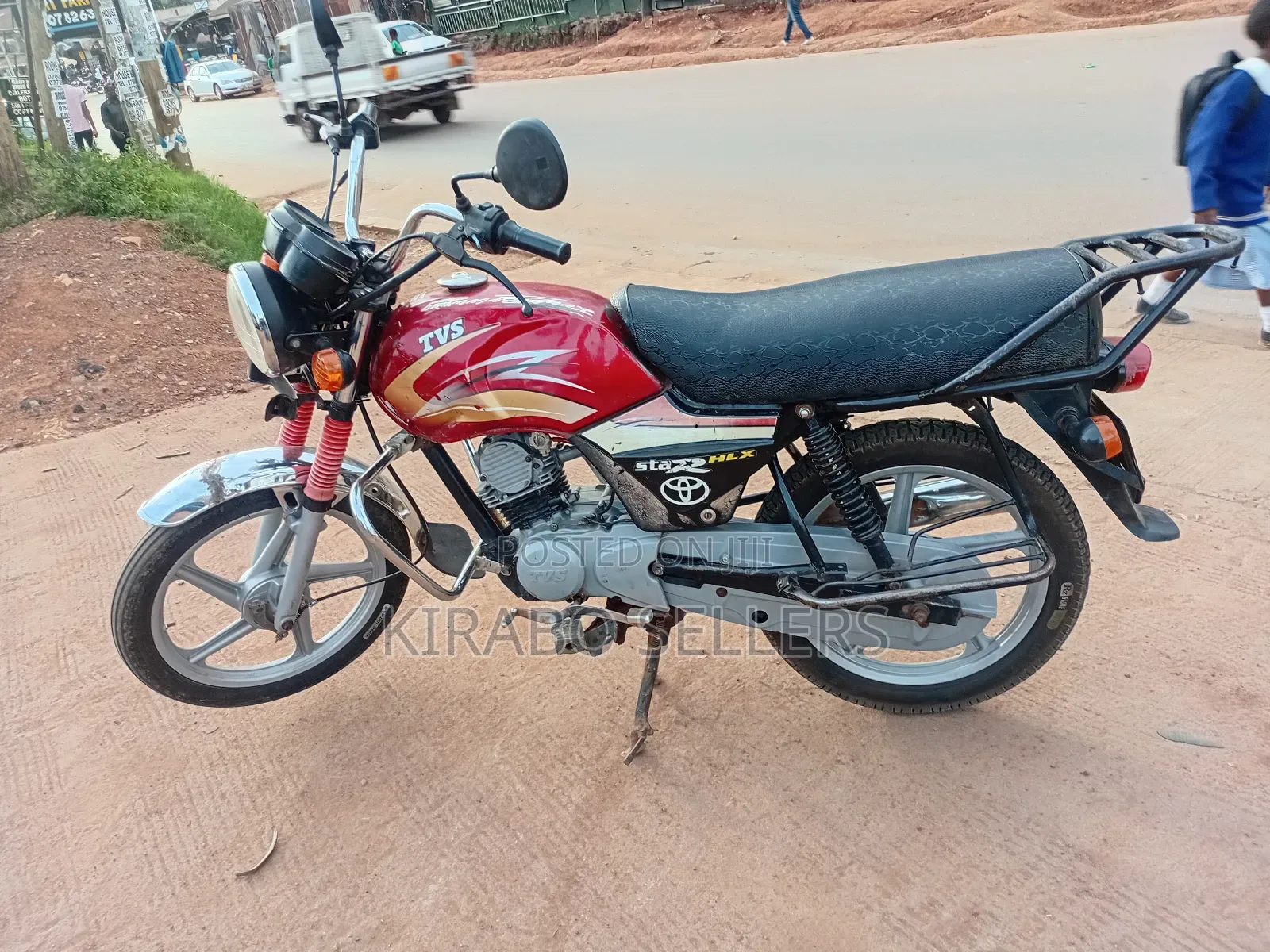 TVS XL 100 2024 Red
