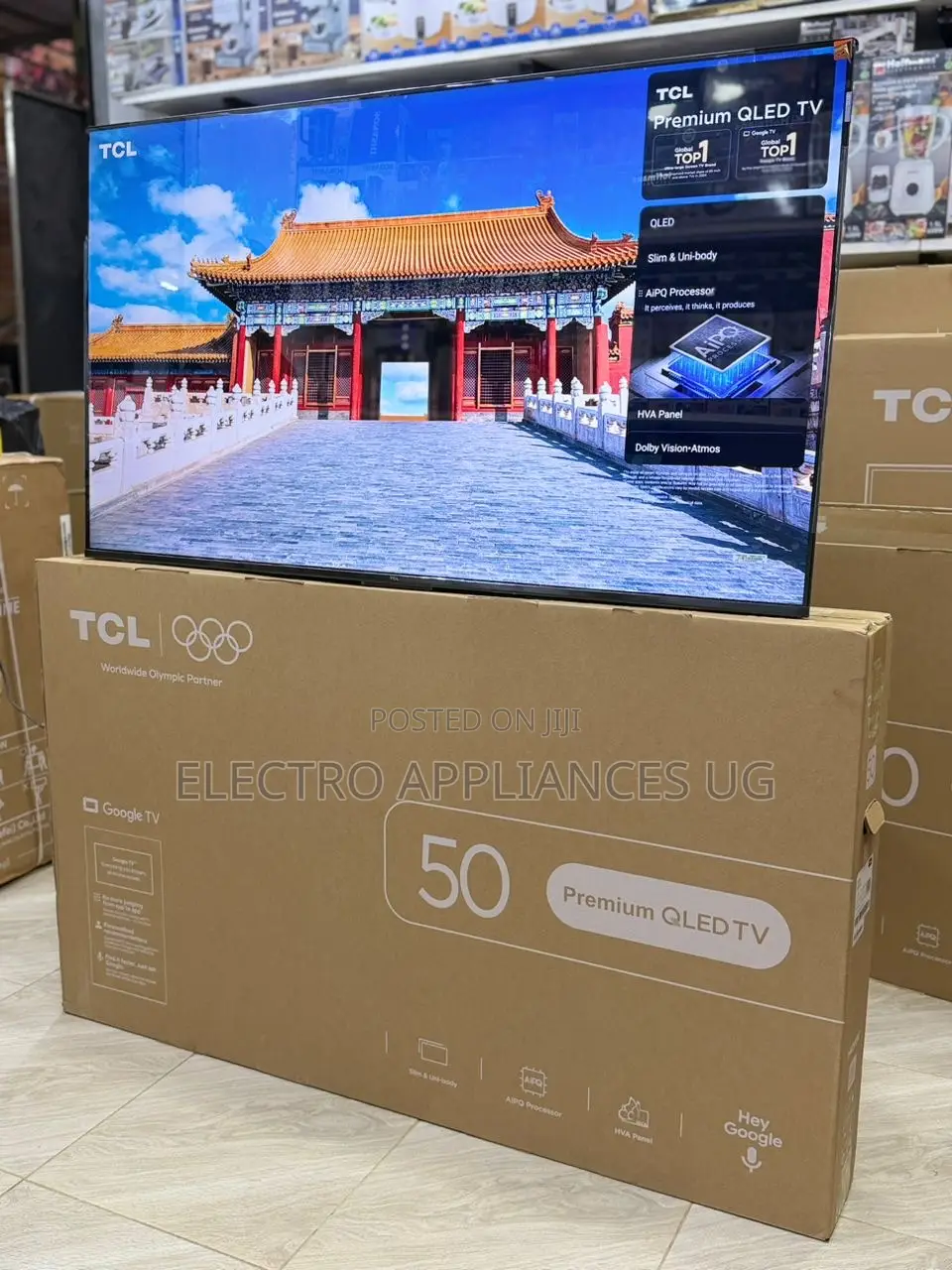 TCL 50-Inch Qled Premium Smart Google Tv.