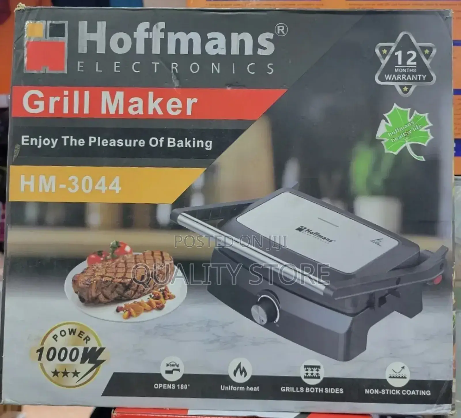 Hoffmans Electric Grill Maker Hm-3044