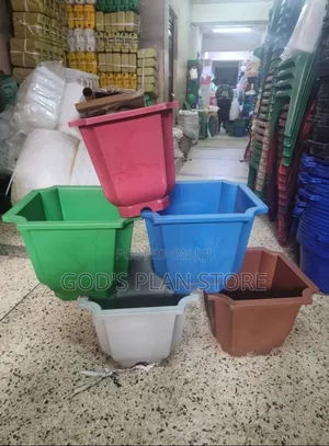 5pcs Plastic Flower Pots Plastic Flower Pots