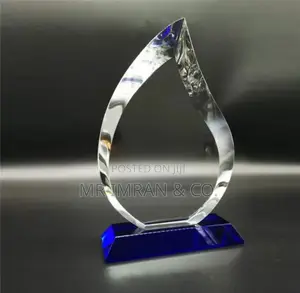 Crystal Flame Award Trophy