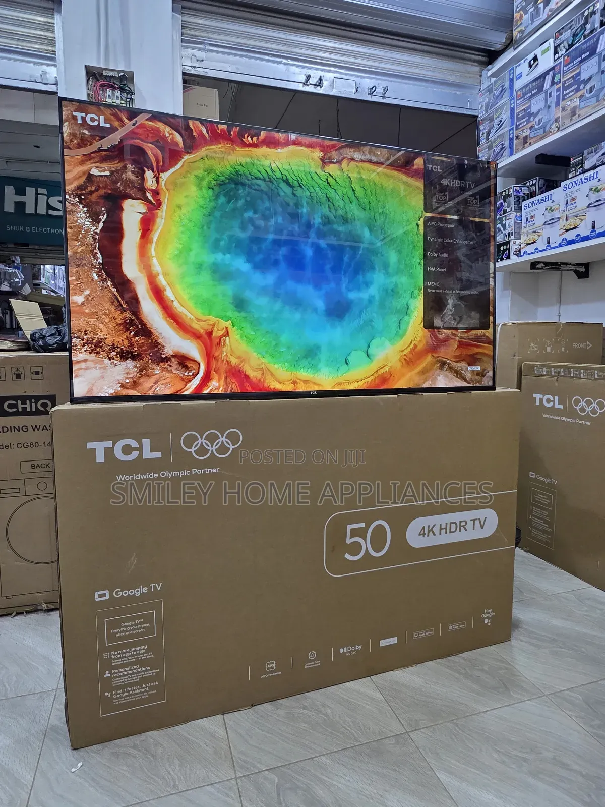 TCL 50inches HDR Google Andriod Smart Tv at 20% Discount