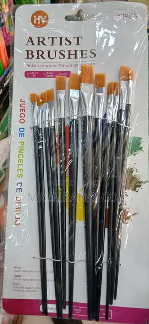 12-Piece Multipurpose Paintbrush Set