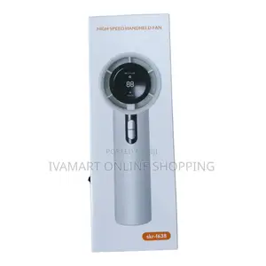 High-Speed Handheld Fan – Portable Rechargeable