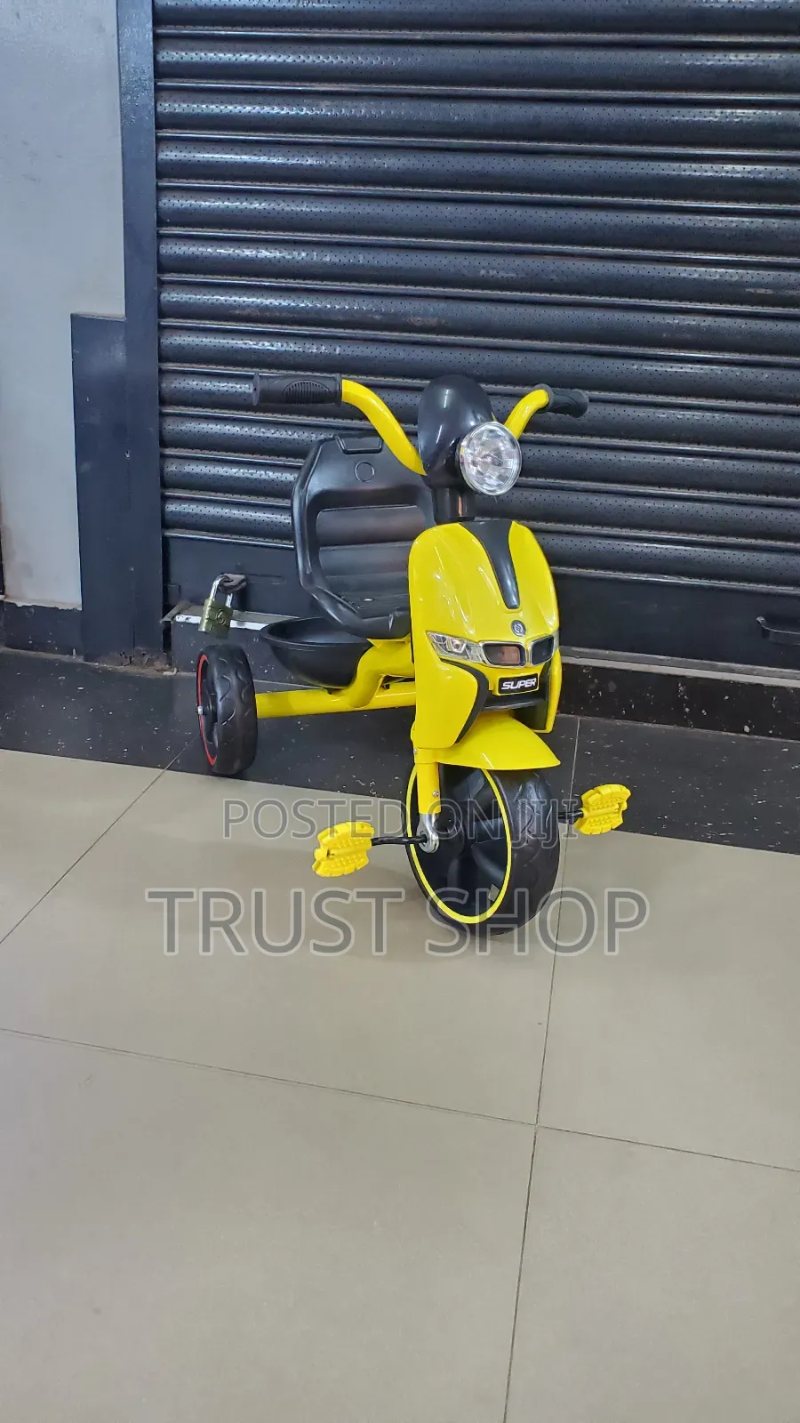 Yellow Baby Tricycle