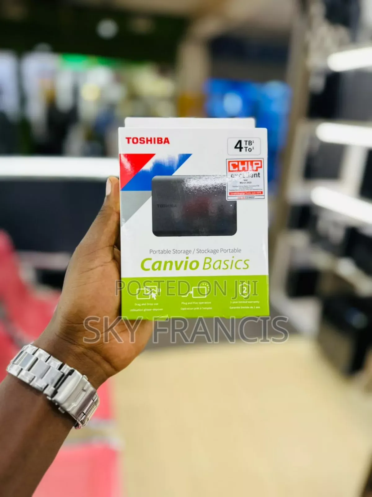 Toshiba 4tb Brand New Canvio Basic