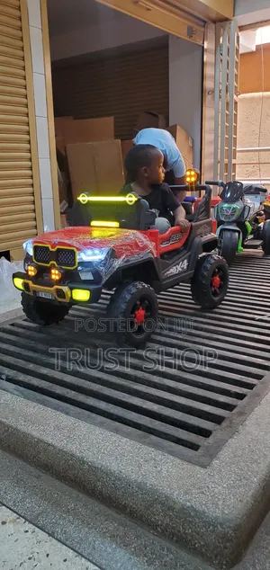 Red 4x4 Electric Car