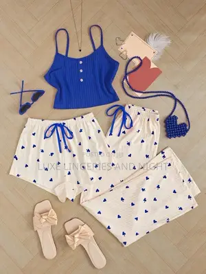 3 Piece Night Short and Long