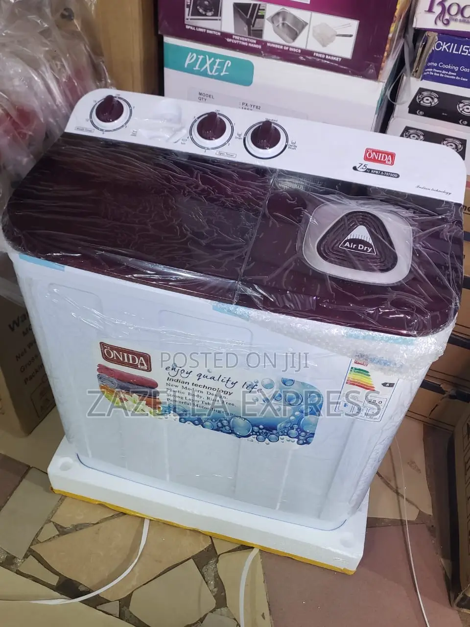 Onida 7kg Twin Tub Washing Machine – White