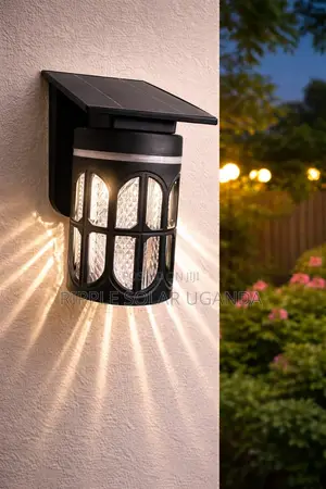 Solar Garden Wall Light Waterproof Outdoor Fence Lamp