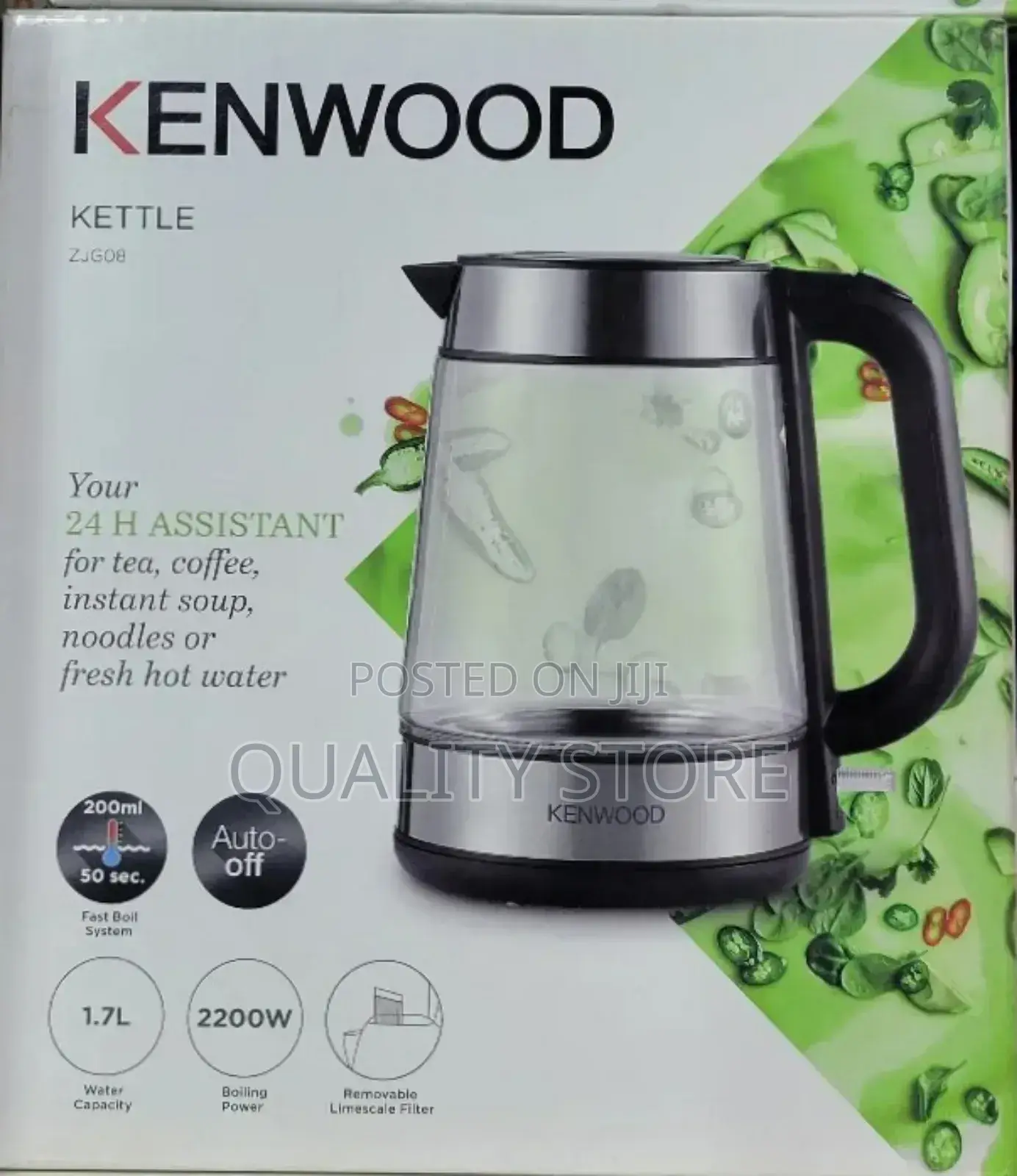 Kenwood Electric Kettle Glass 1.7 L