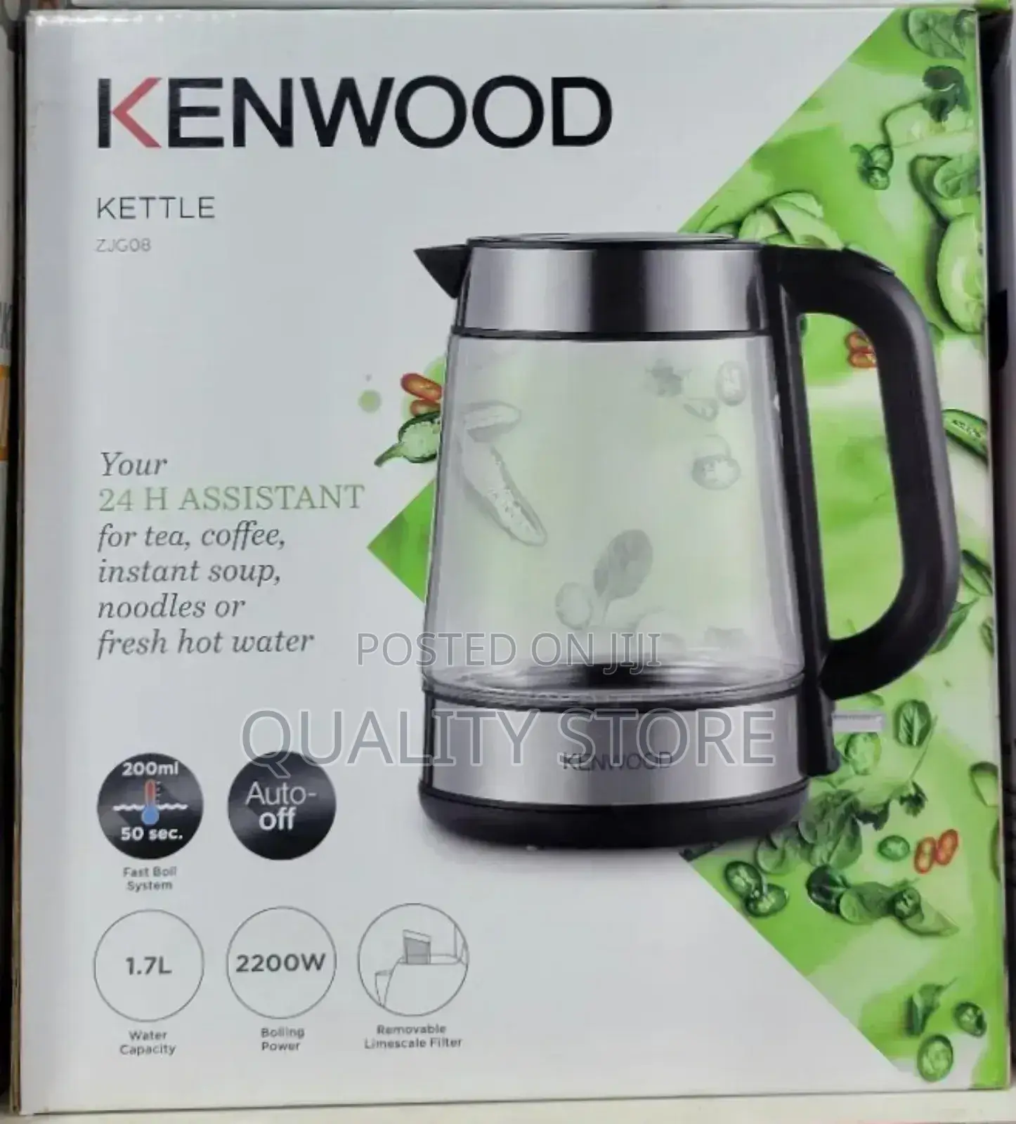 Kenwood Electric Kettle Glass 1.7 L