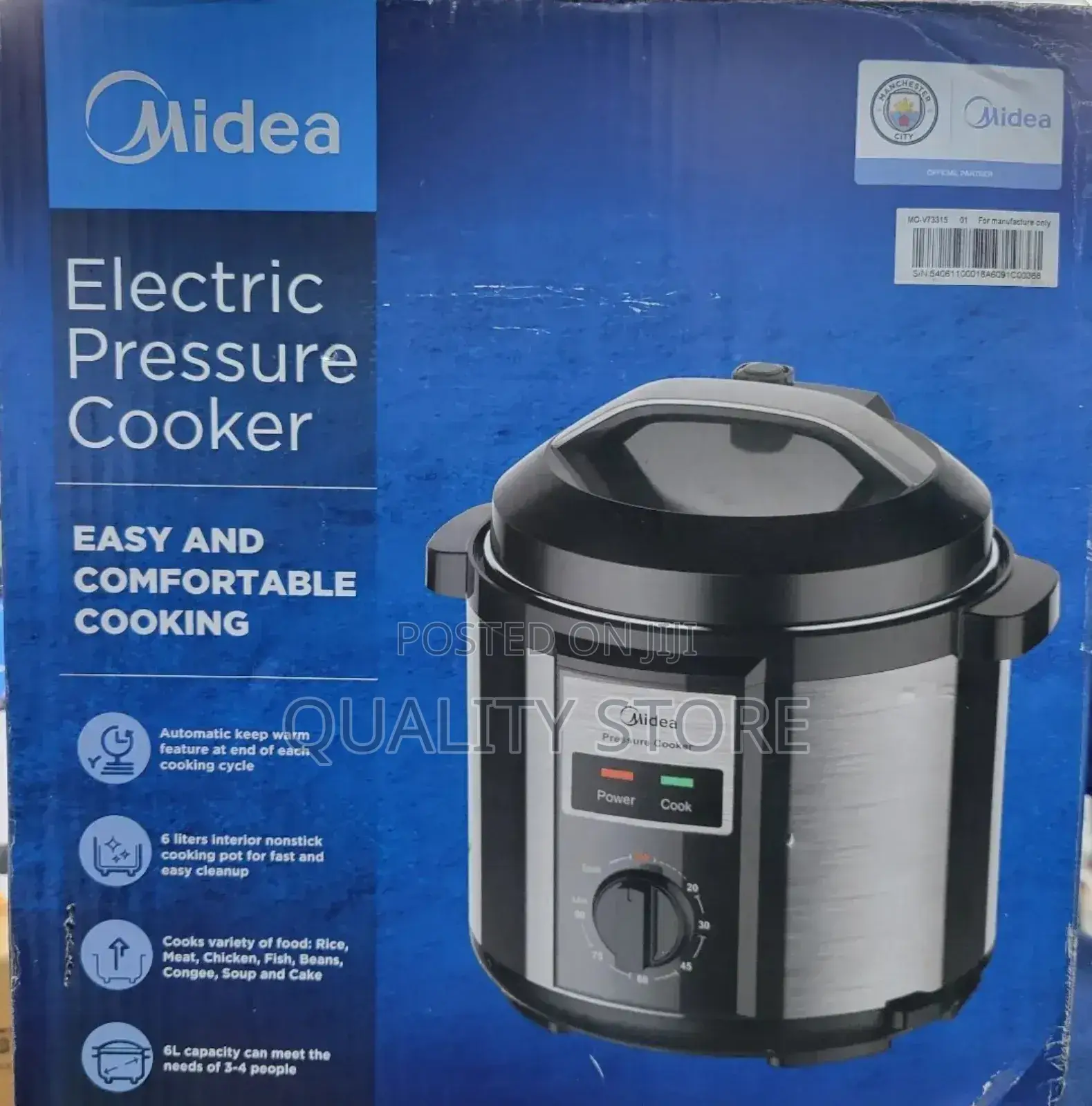 Midea Electric Pressure Cooker 6l Manual