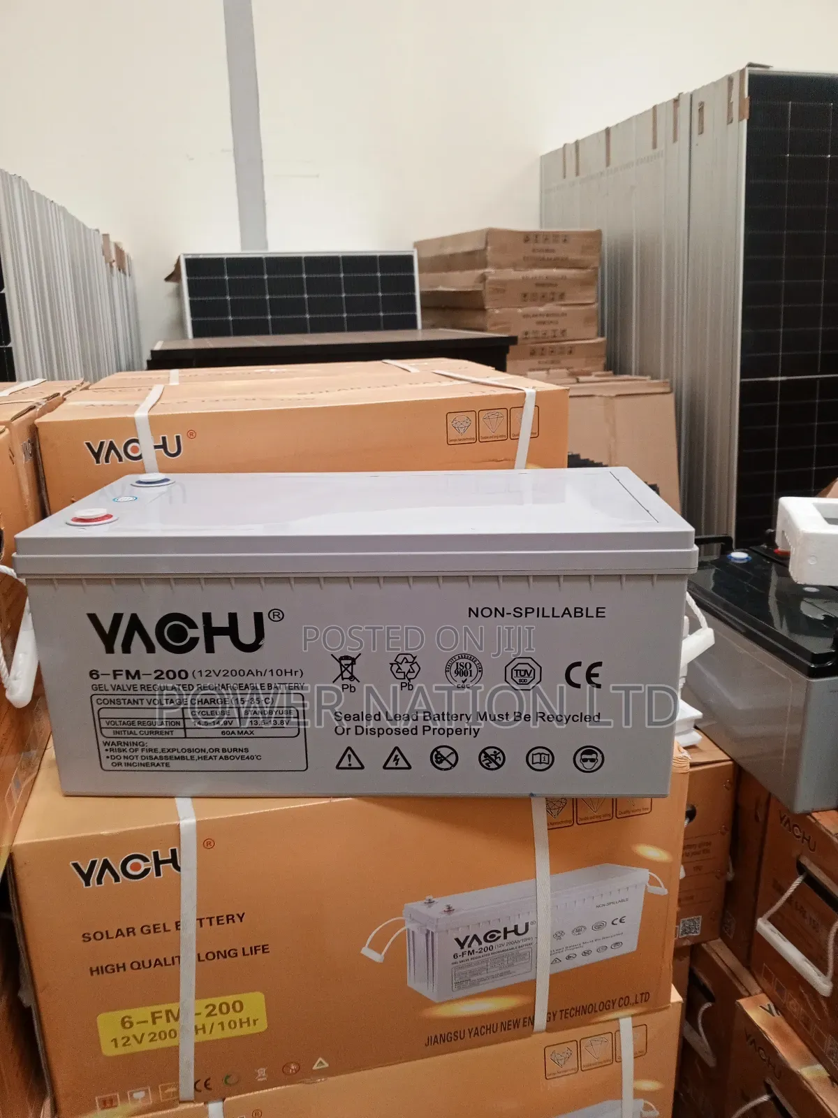 200ah 12v Non Spillable Solar Battery