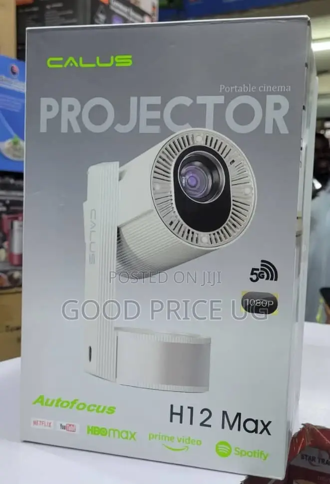 Calus H12 Max Portable Smart Android Projector.