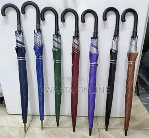 (Pack of 10) Strong Umbrellas Waterproof Stick Umbrella Big Size