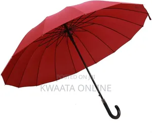 (Pack of 10) Strong Umbrellas Waterproof Stick Umbrella Big Size