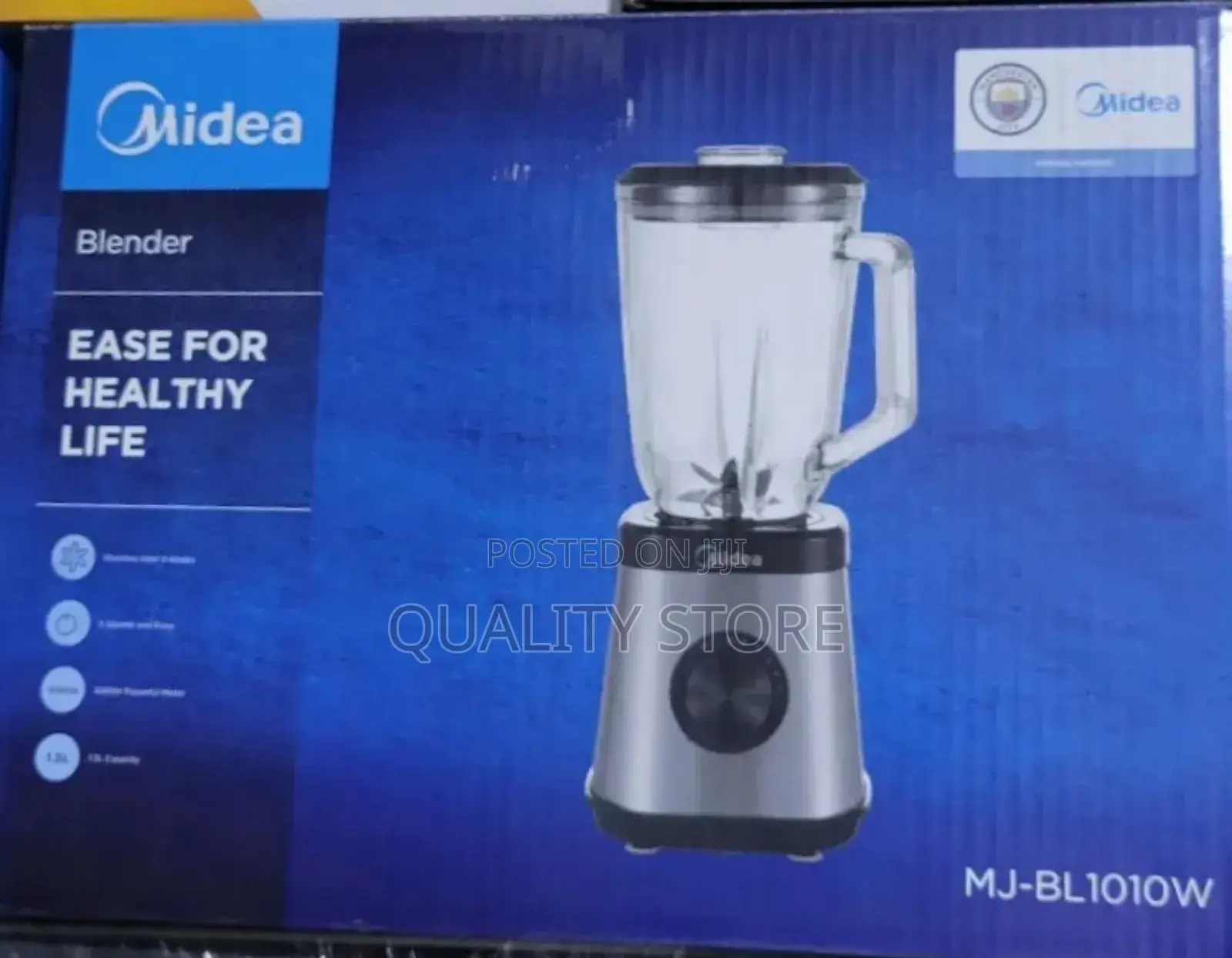 Midea Electric Glass Blender Mj-Bl1010w
