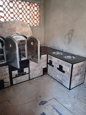 Stainless Steel G304 Oven and BBQ With Firewood and Charcoal Burners