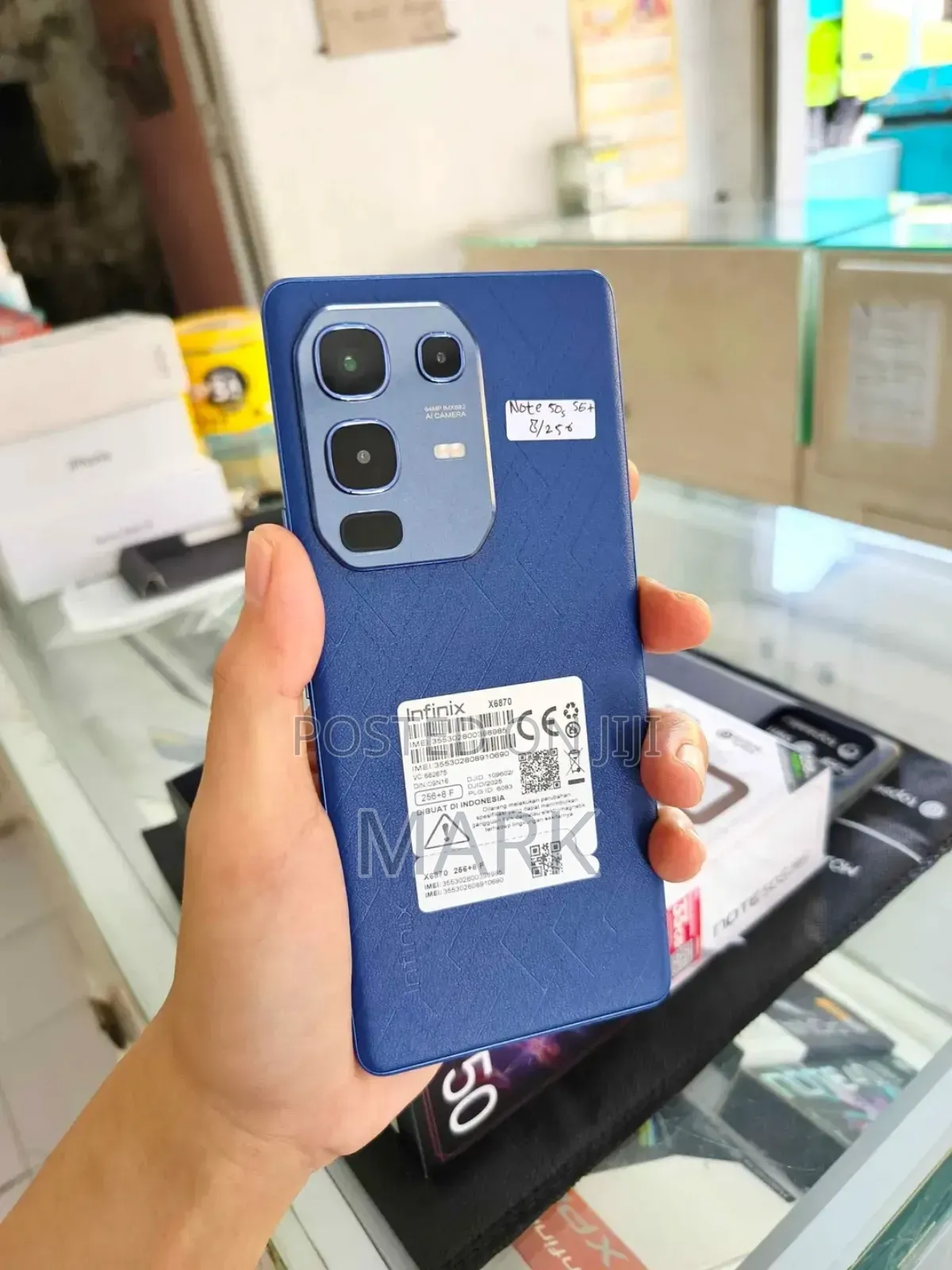 New Infinix Note 50s 256 GB Blue