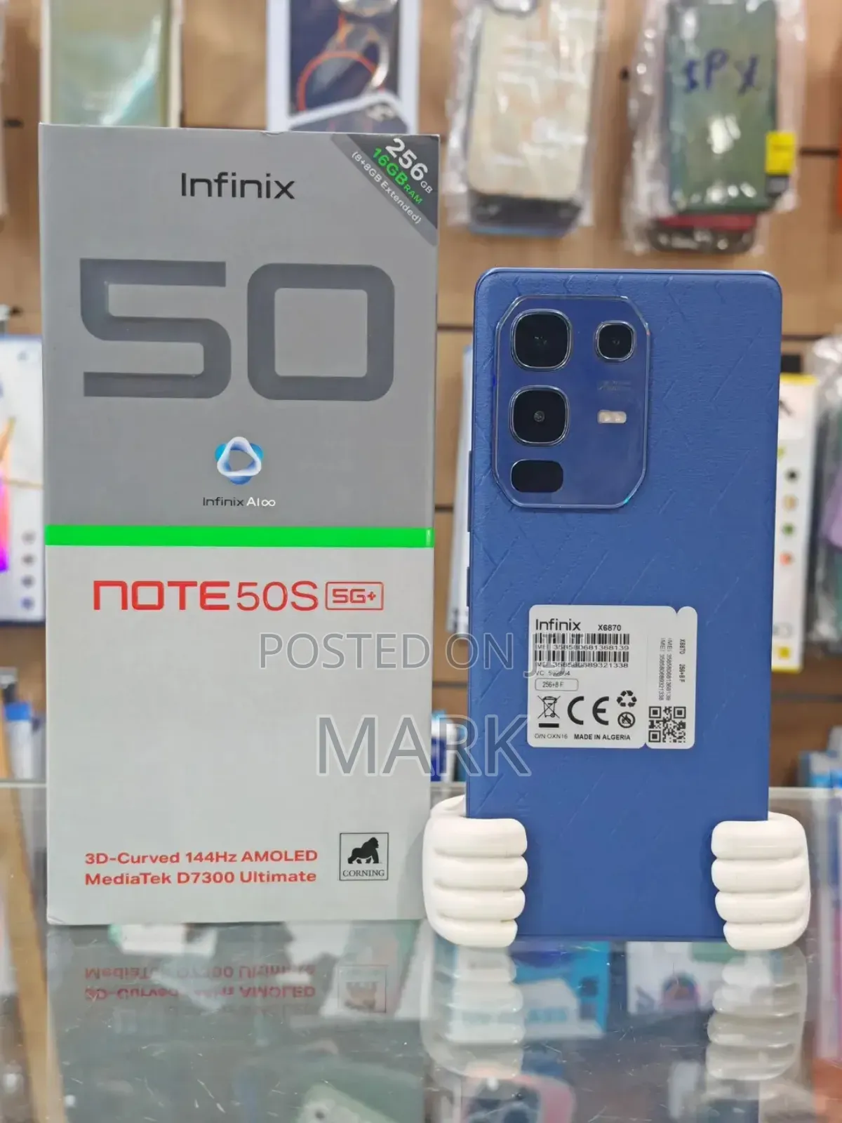New Infinix Note 50s 256 GB Blue