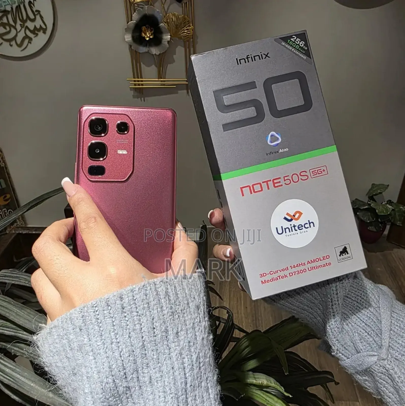 New Infinix Note 50s 256 GB Red