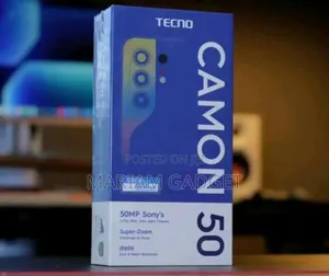 New Tecno Camon 50 256 GB Black
