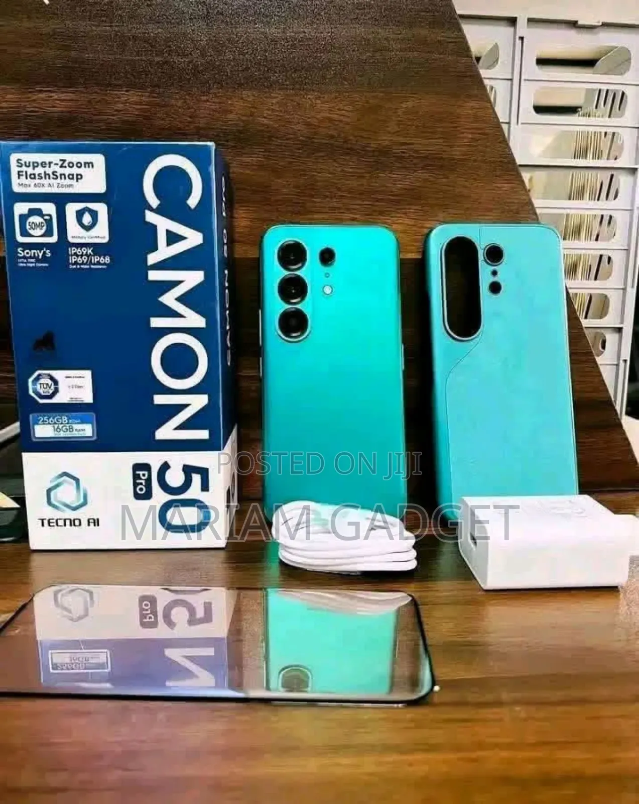 New Tecno Camon 50 256 GB Black