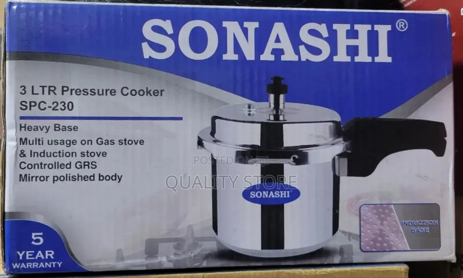 Sonashi Pressure Cooker 3 L SPC-230