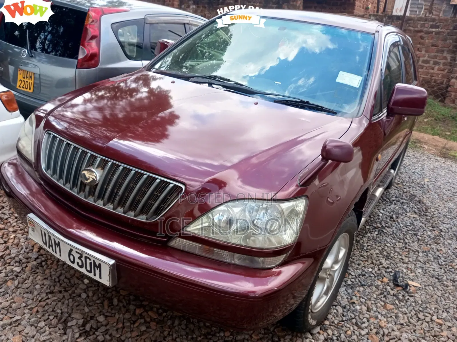 Toyota Harrier 1998 Burgundy