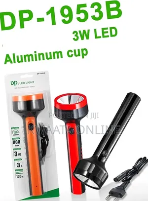 3w Rechargeable Portable Led Torch Flashlight Dp-1953b