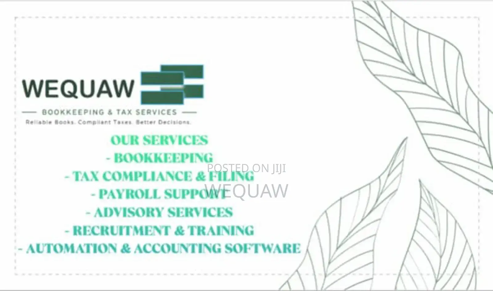 Bookkeeping and Tax Consultancy