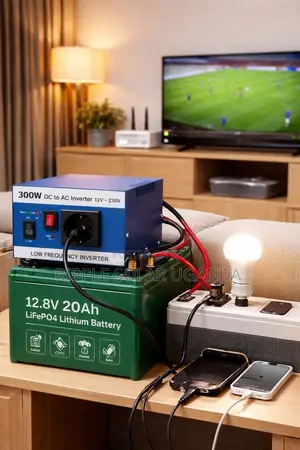 300w Solar Inverter 12v Dc to Ac Power Backup Tv Lights Kampala