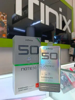 New Infinix Note 50 4G 256 GB Black