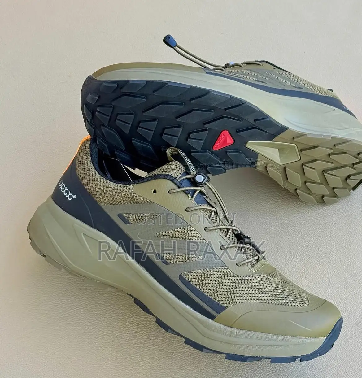 Men’S Classic Green Ecco Trail GTX Hike/Running Sneakers
