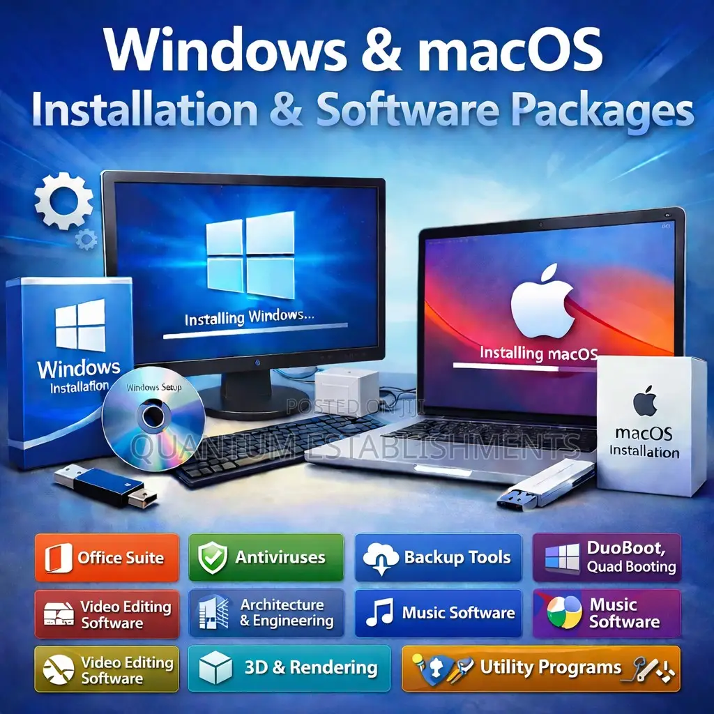 Windows and Mac Installation | All Software | Fast Professional