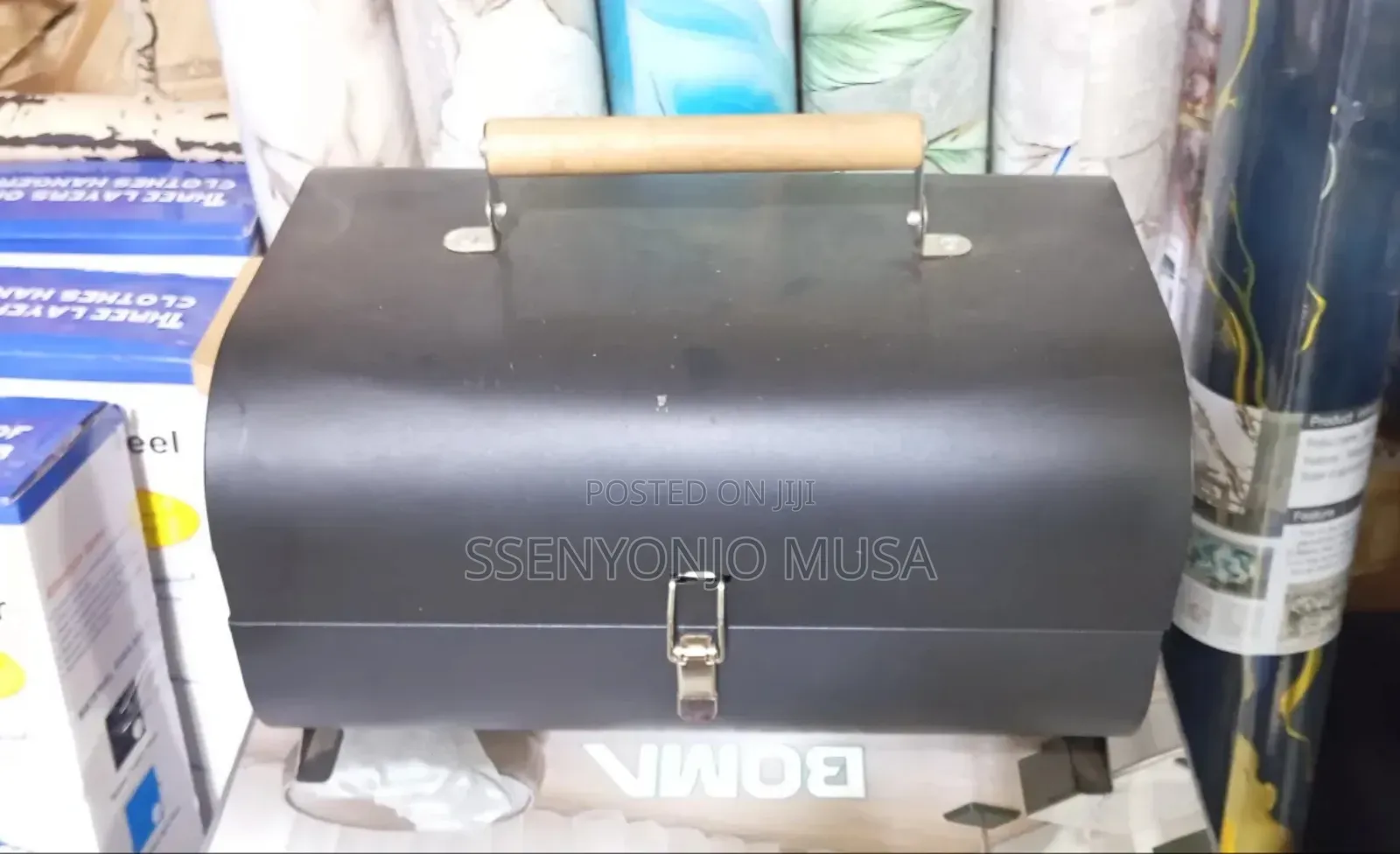 Portable Charcoal Bbq Grill Folding Set – Dual-purpose Smokeless.