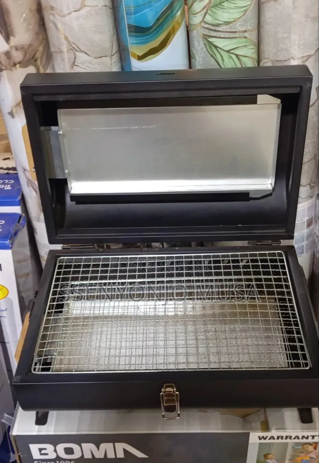 Portable Charcoal Bbq Grill Folding Set – Dual-purpose Smokeless.