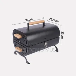 Portable Charcoal Bbq Grill Folding Set – Dual-purpose Smokeless.