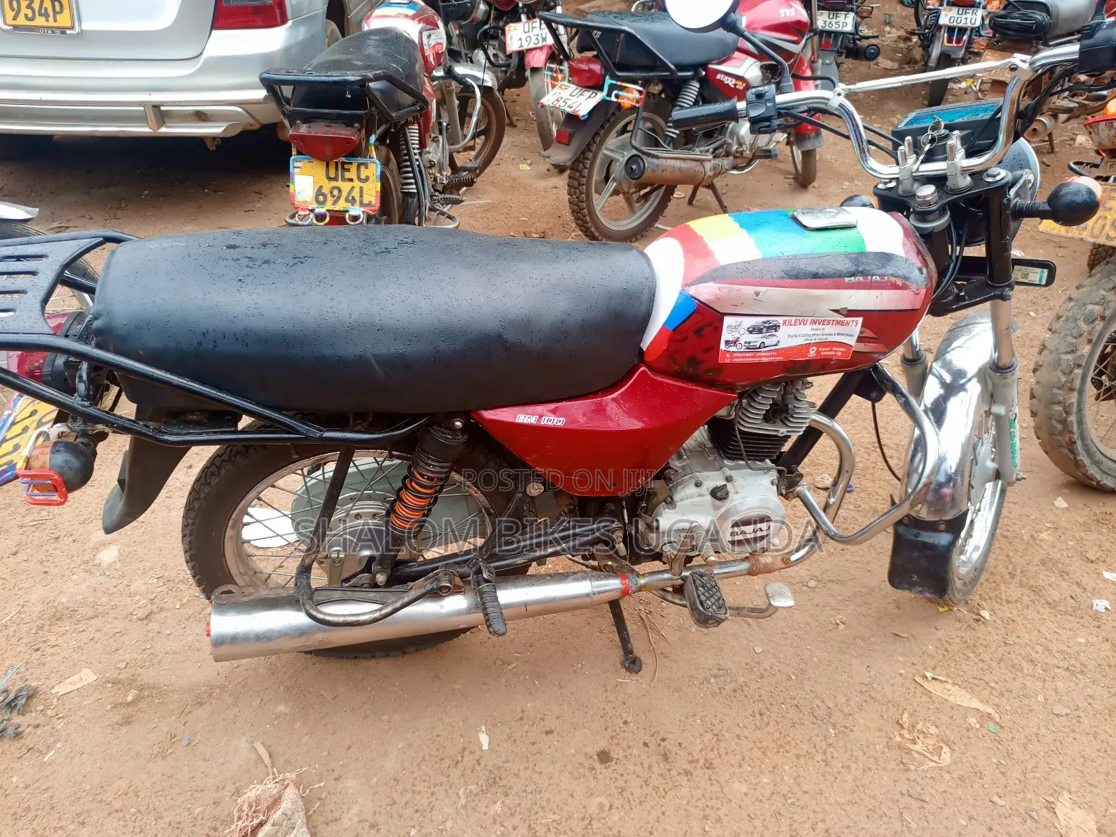Bajaj Boxer 100 2017 Red