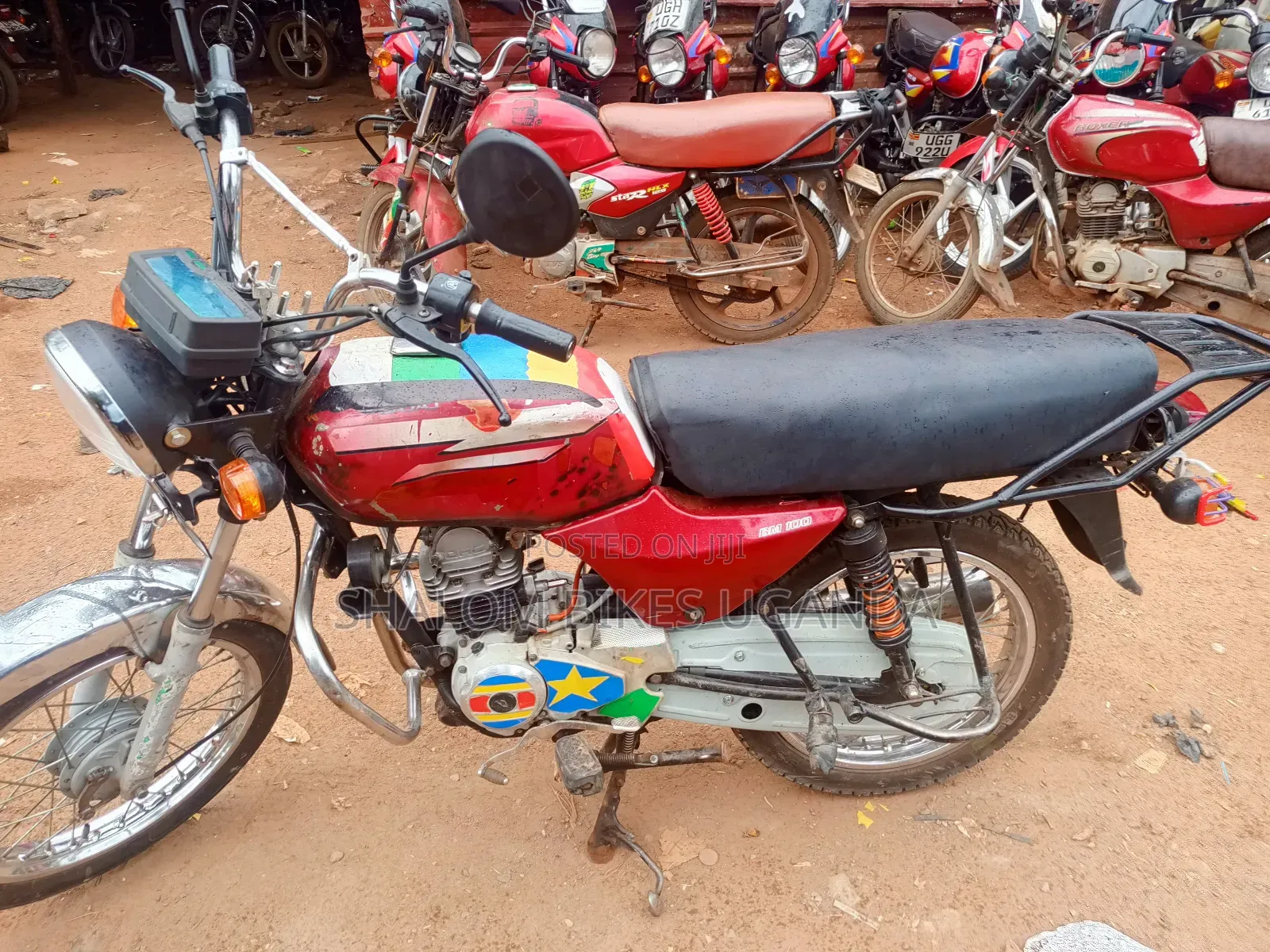 Bajaj Boxer 100 2017 Red