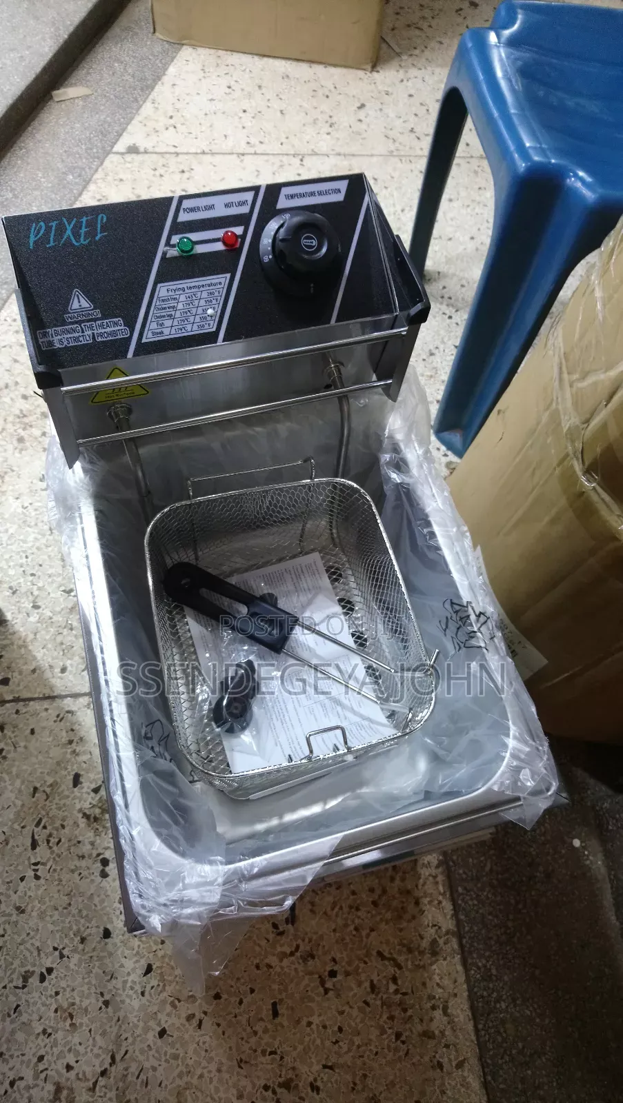 Pixel Commercial Electric Deep Fryer