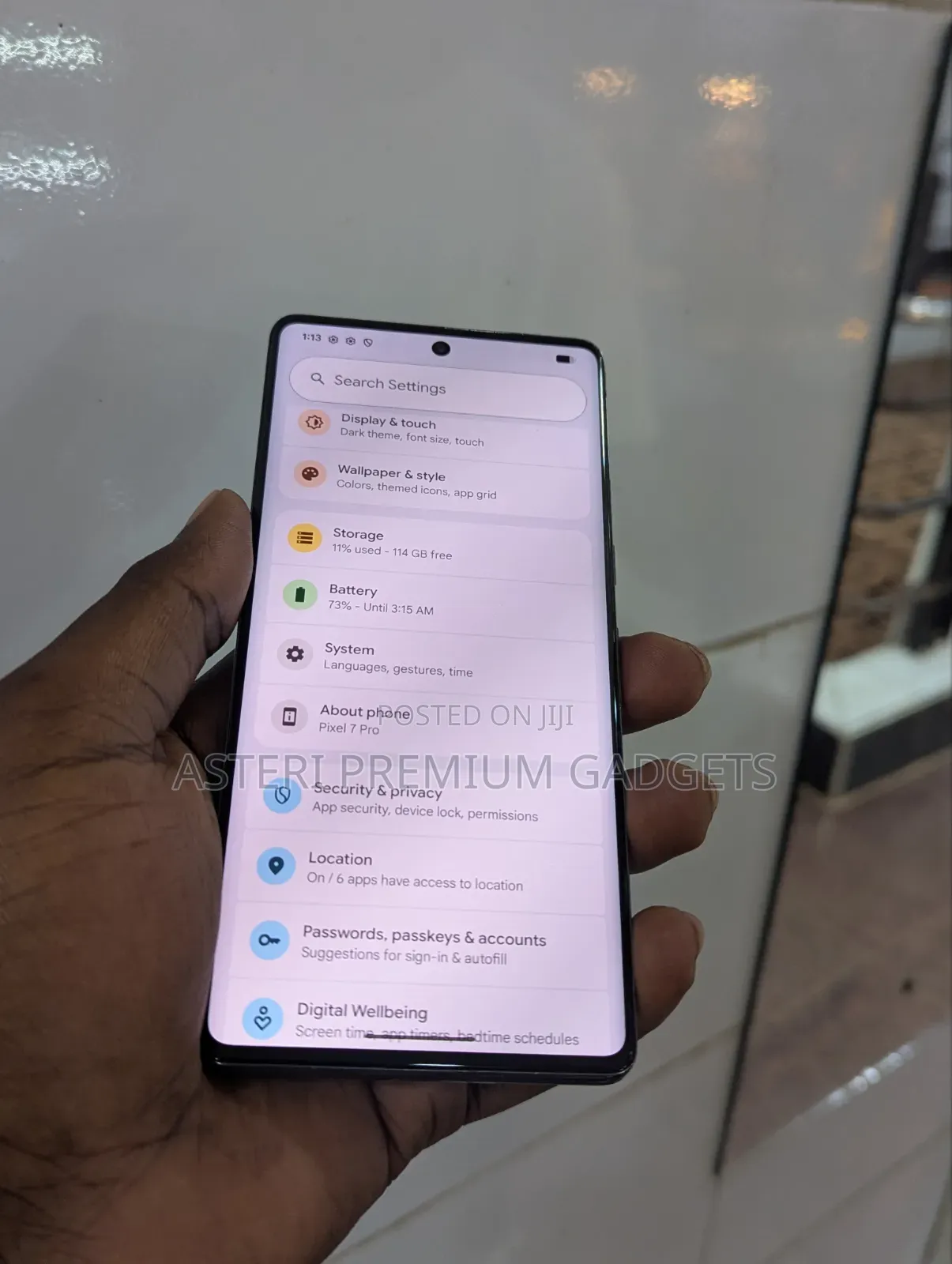 Google Pixel 7 Pro 128 GB Black