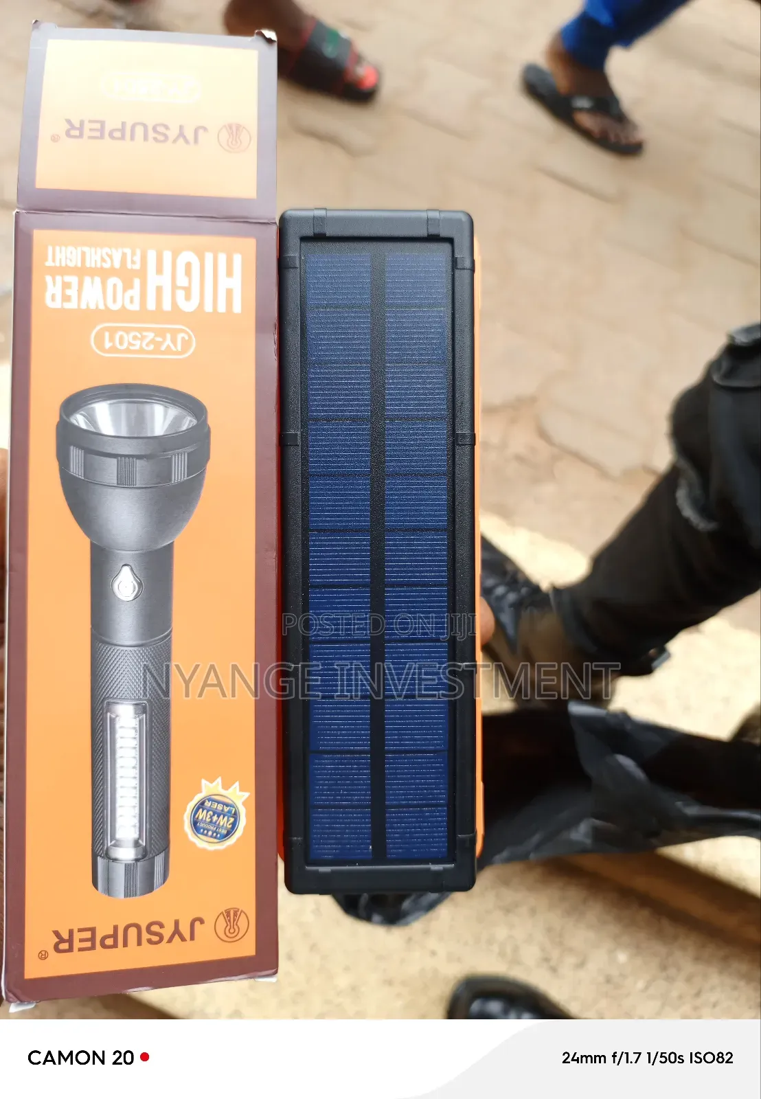 Jysupper Rechargeable Torch. Torch Solar Charge